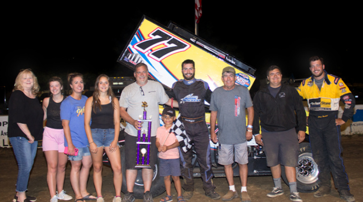 wagner scores double-x sprint car victory