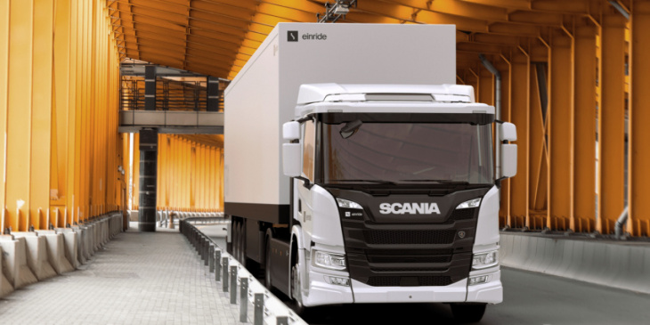 einride orders 110 electric trucks from scaniad