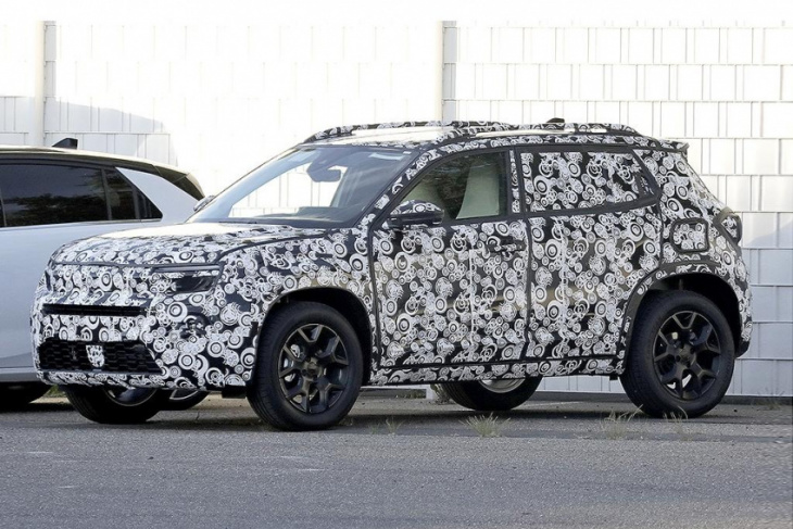 new baby jeep suv spotted in europe