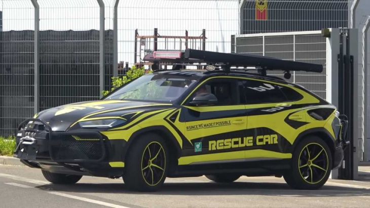 lamborghini urus rescue vehicle spotted with cool off-road upgrades