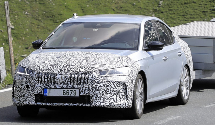 android, 2023 skoda octavia facelift spied towing