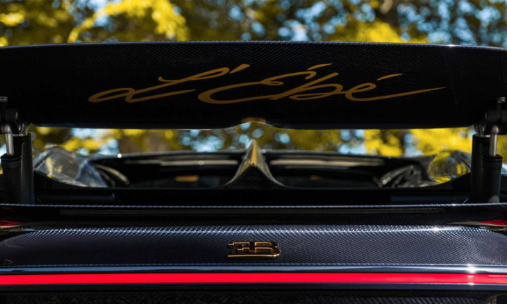 limited edition bugatti chiron l’ébé debuts as honour to ettore’s daughter
