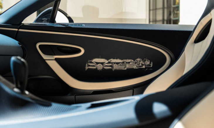 limited edition bugatti chiron l’ébé debuts as honour to ettore’s daughter