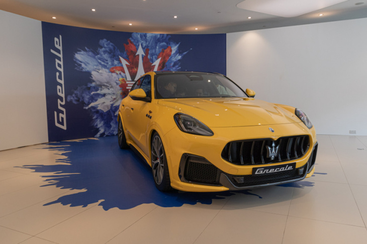 maserati officially launches mid-size grecale suv in singapore!
