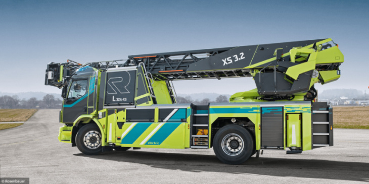 rosenbauer presents electric rescue vehicle lineup