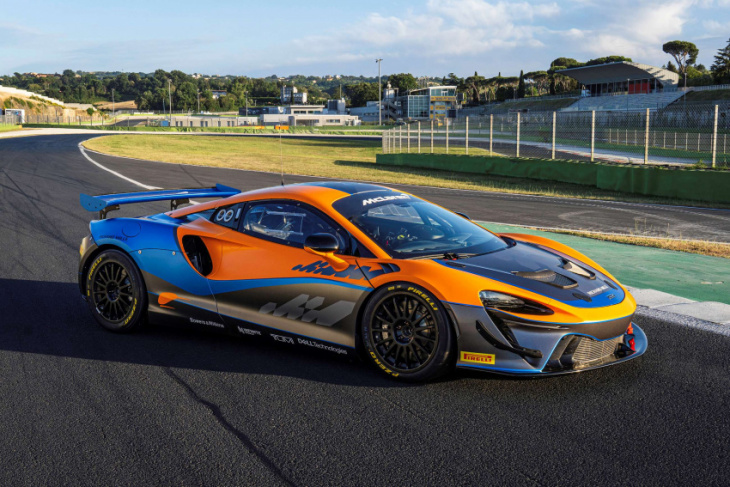 first images of the mclaren artura gt4 ahead of fos debut