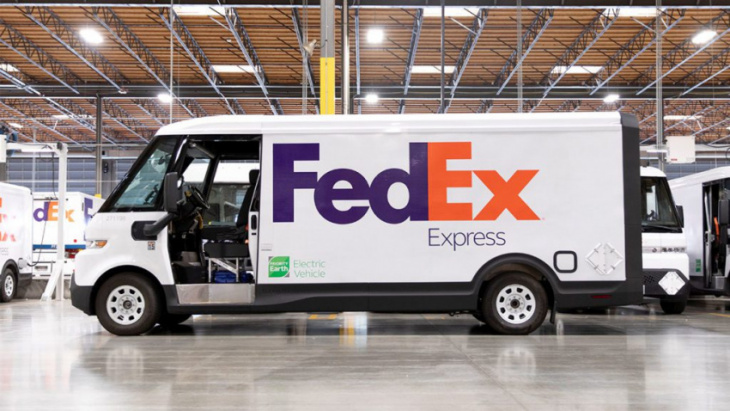gm’s brightdrop delivers first 150 electric delivery vehicles to fedex corp.