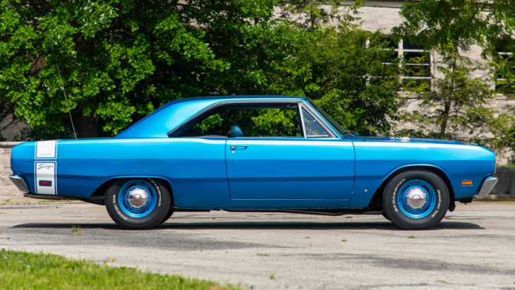 this 1969 dodge dart swinger might just teal your heart