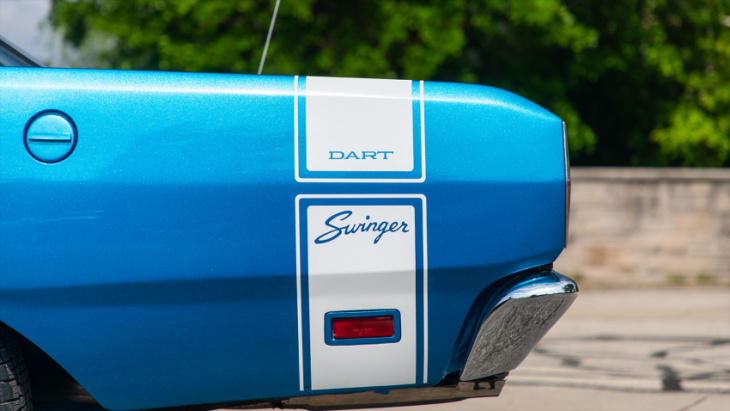 this 1969 dodge dart swinger might just teal your heart