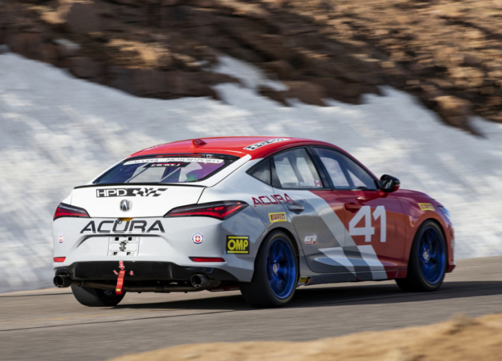 2023 acura integra pikes peak racer is way more stock than you’d think