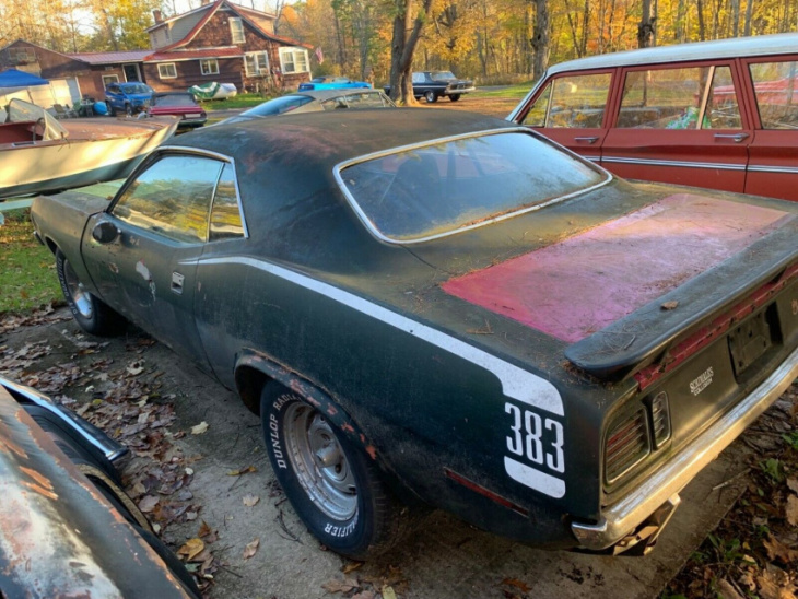 1 of 5 extremely rare 1971 plymouth barracudas with 383 horsepower have been found