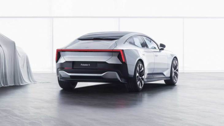 2024 polestar 5 realistically rendered based on patent images