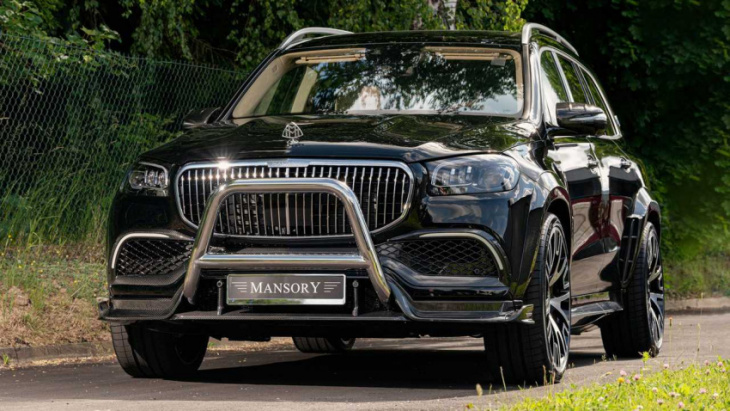 mercedes-maybach gls by mansory gets carbon body, power boost