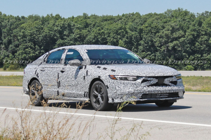 spied! the 2023 honda accord is getting a new look next year