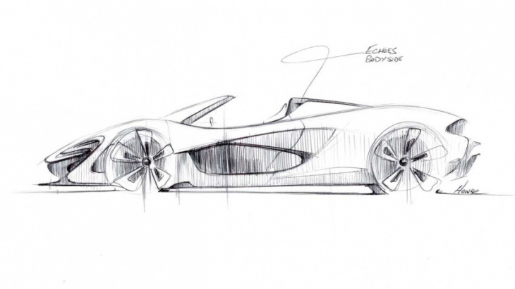 mclaren p1 spider by lanzante teased, only five will be made