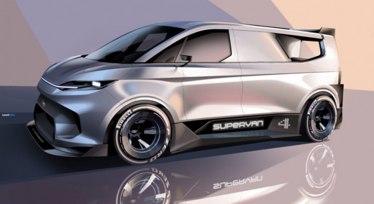 ford pro electric supervan unveiled at the 2022 goodwood festival of speed