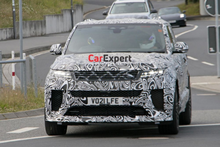 amazon, android, 2023 range rover sport svr spied