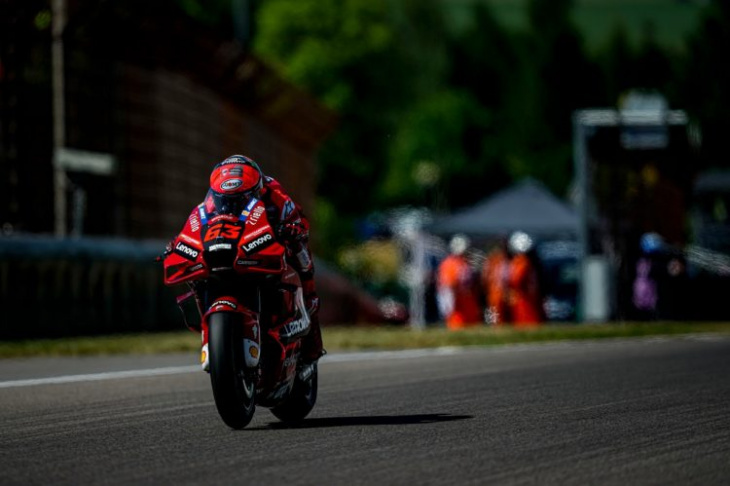 bagnaia keeps ducati on top at assen with scratch fp2 time