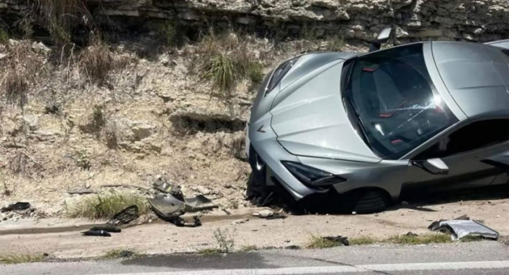 oh well: first 2023 corvette crash-but is it totaled?
