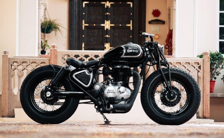 royal enfield showcases 4 custom built classic 350s in 4 locations