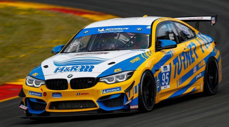 no. 95 bmw snatches dramatic win at the glen