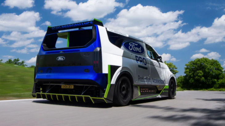 the new 2,000-hp electric ford minivan is more supercar than van