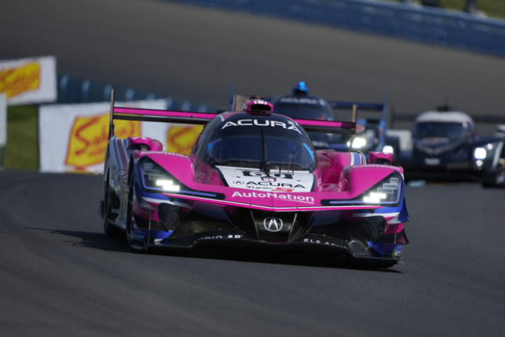 4 hour report: jarvis leads in the pole sitting acura with 2 hours to go