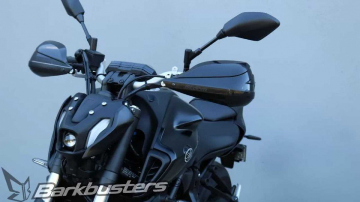 barkbusters the h-d pan america and yamaha mt-07 now available