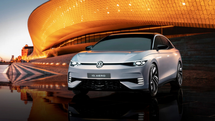 the volkswagen id. aero01 concept is the latest have-a-go tesla killer