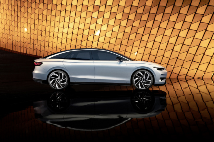 vw gave us our best look yet at their new tesla-fighting id. aero
