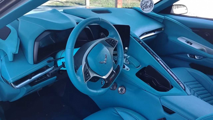 old chevrolet camaro with c8 corvette interior is an odd combo