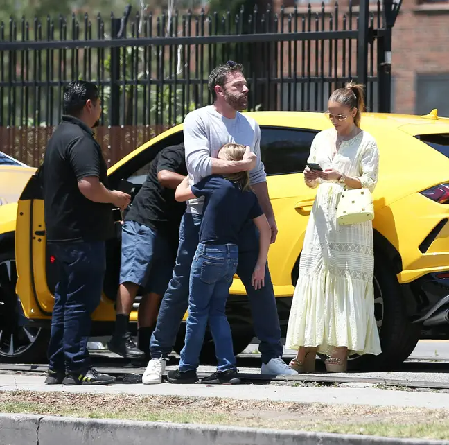 ben affleck's 10-year-old son hits parked car with lamborghini