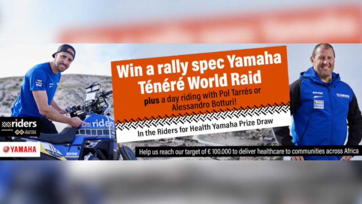 you could win a rally-spec yamaha ténéré world raid for a good cause
