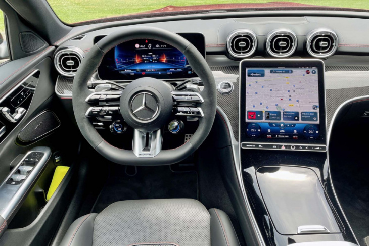 android, first drive: 2023 mercedes-amg c 43