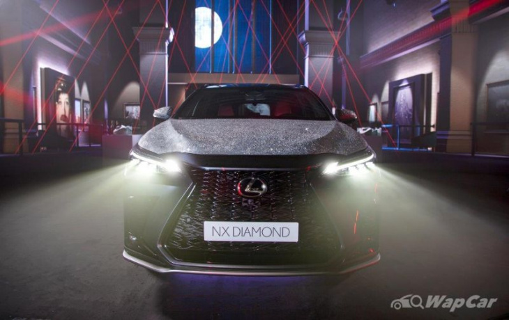 android, the vampires in twilight are going to get jealous as this lexus nx diamond sparkles more elegantly than them