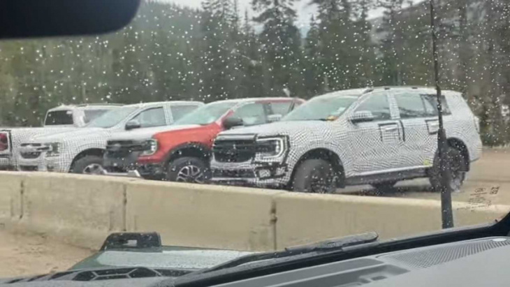 2023 ford everest spied testing in the us