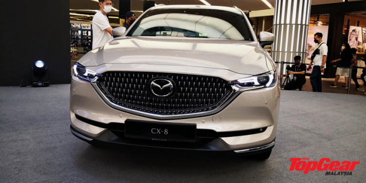 2022 mazda cx-8 gets 2.5l turbo engine, gvc plus - from rm177k