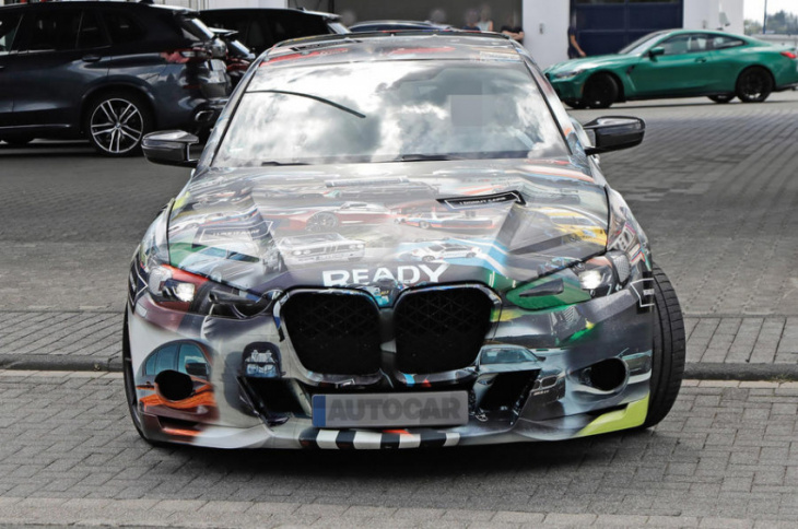 bmw 3.0 csl hommage spied testing for first time