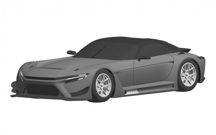 patent drawings for toyota gr gt3 race car surface
