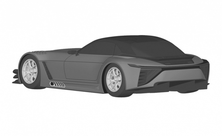 patent drawings for toyota gr gt3 race car surface