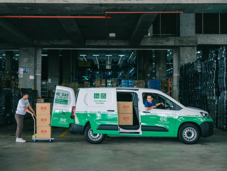 uniqlo adopts an all-electric delivery fleet with the citroën ë-berlingo to support its 'click and collect' service in singapore