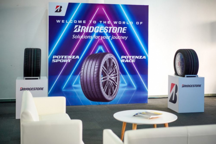 bridgestone is the official tyre supplier for lamborghini huracán sto