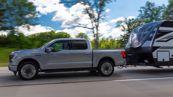 tow no! the ford f-150 lightning struggled in our towing test