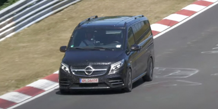 mercedes v-class van is a 900-hp v-8–powered amg gt r underneath