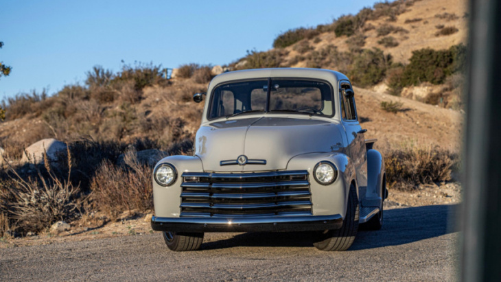 icon tried to make a 1952 chevrolet thriftmaster handle like a sports car