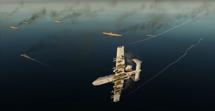 dcs world: can a squadron of a-10s really take out a ww2 navy fleet?