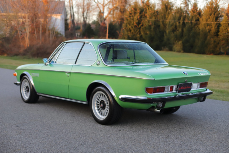 1972 bmw 3.0cs is an attention-grabbing proposition on bring a trailer auctions site