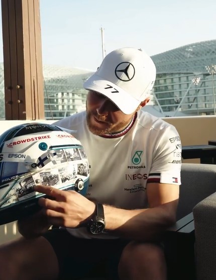 valtteri bottas paid tribute to his country with last race's suit