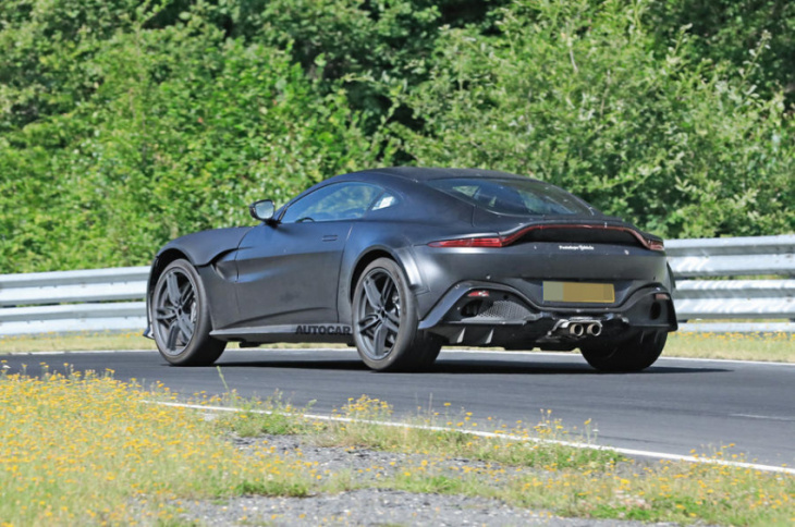 new aston martin v12 vantage previewed ahead of 2022 launch