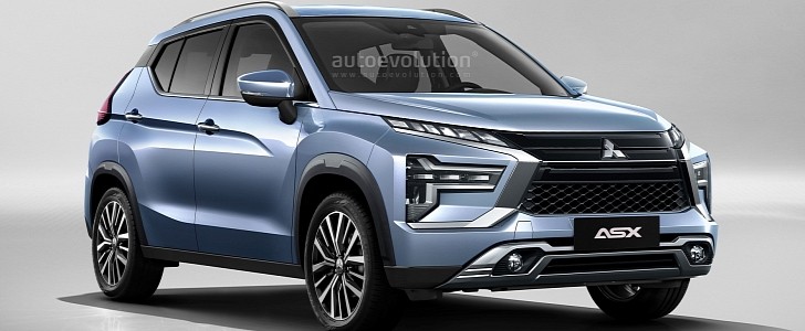 mitsubishi asx gets rendering by theottle based on the nissan kicks